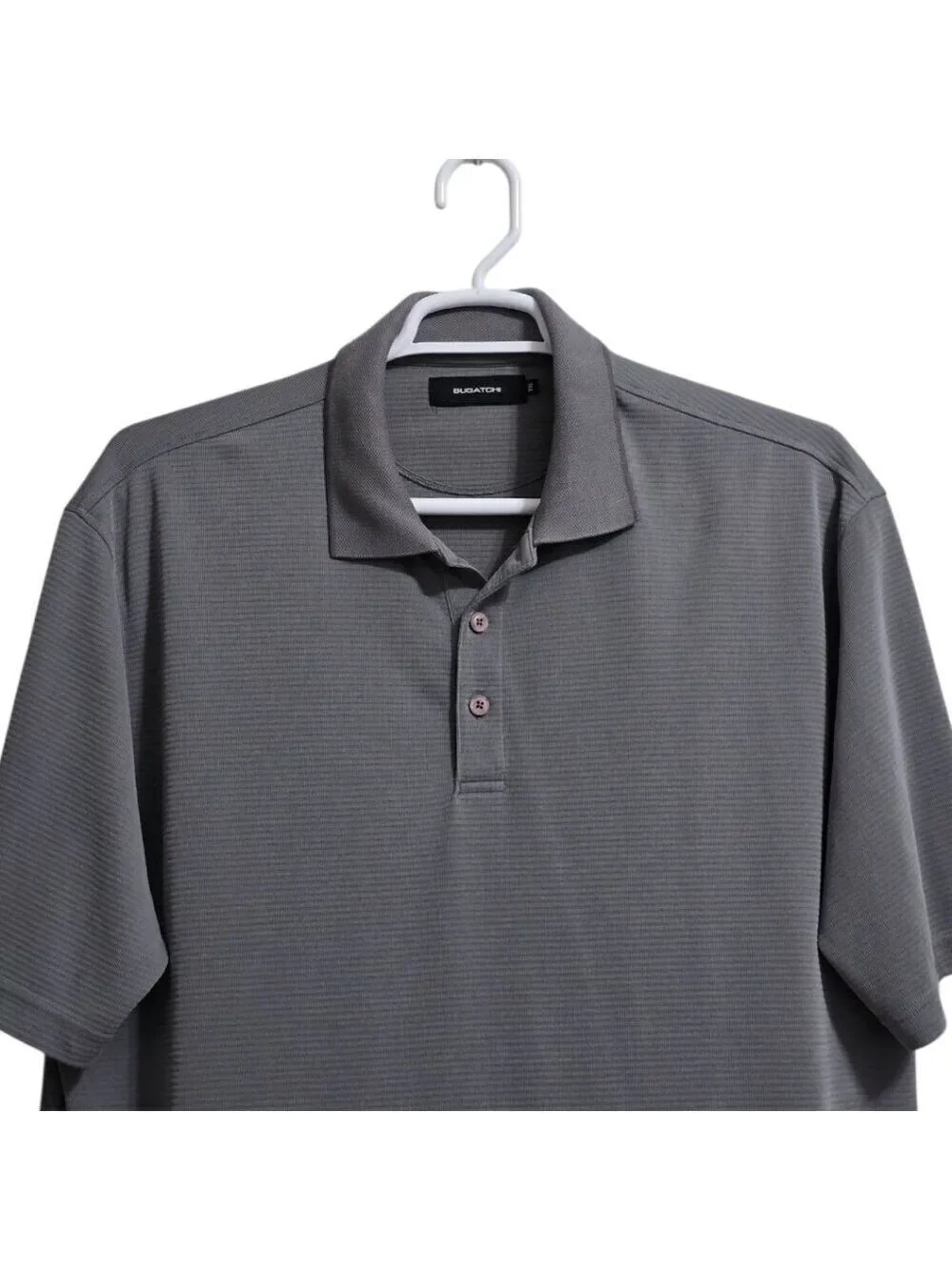 Bugatchi Octavio Polo Shirt In Gray Sz XXL
